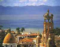 View over Puerto Vallarta, overlooking the Bay
